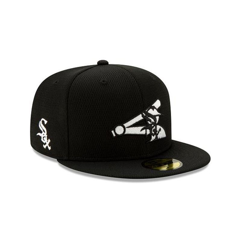 MLB Chicago White Sox 2021 Spring Training 59Fifty Fitted (ZJH7534) - Black New Era Caps